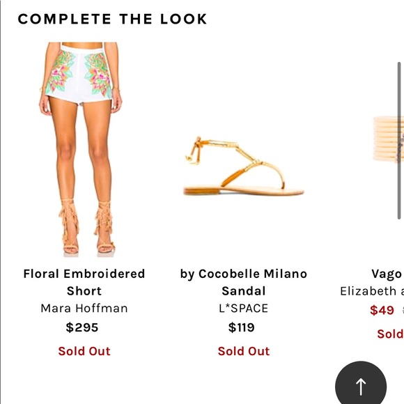 ✨HOST PICK ✨MARA HOFFMAN SWIM EMBROIDERED HIGH RISE SHORTS - Picture 6 of 10